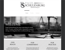 Tablet Screenshot of pagelschulenburg.co.za